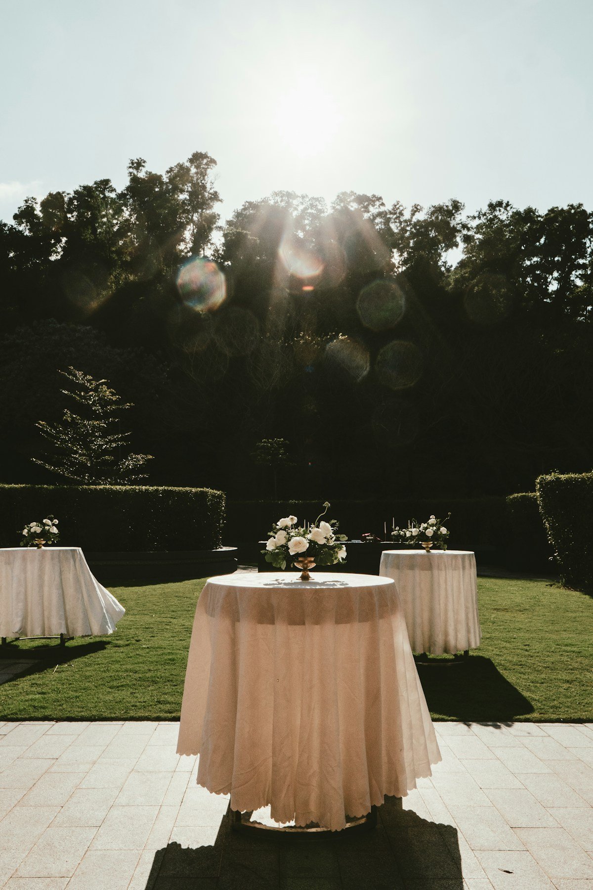 Portable Dance Floor at Outdoor Wedding — Ultimate Party Rentals