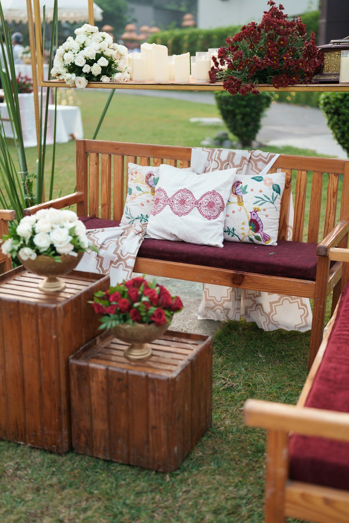 Wedding Table Décor with Candles — Ultimate Party Rentals