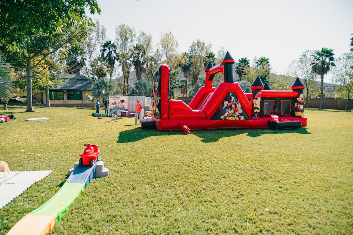 Bounce Castle at Outdoor Carnival — Ultimate Party Rentals