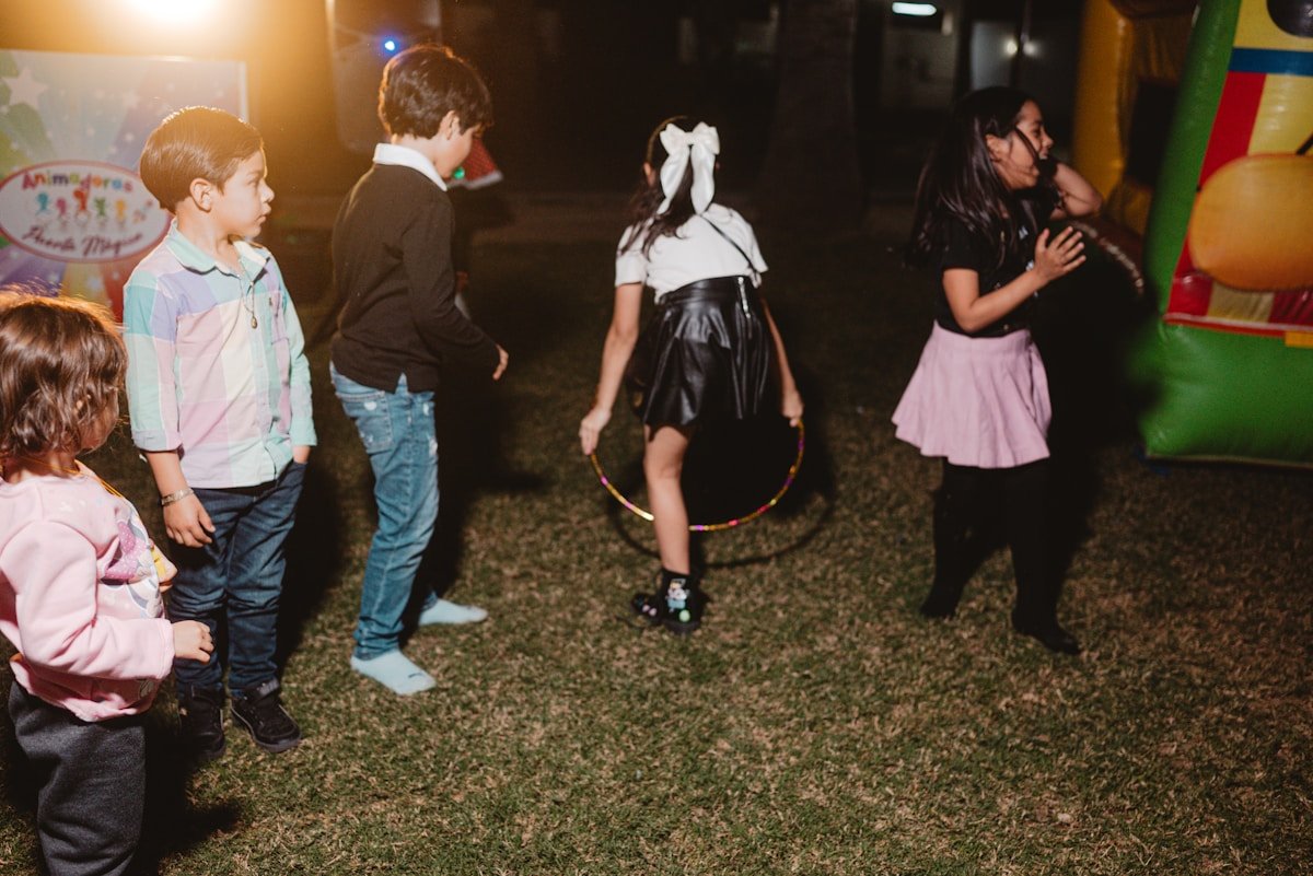 Children Enjoying Inflatable at Event — Ultimate Party Rentals