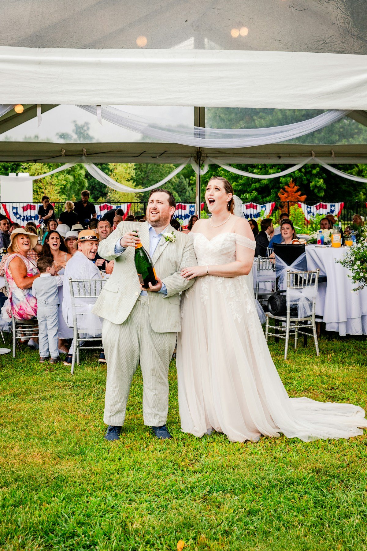 Large Frame Tent at Outdoor Venue — Ultimate Party Rentals